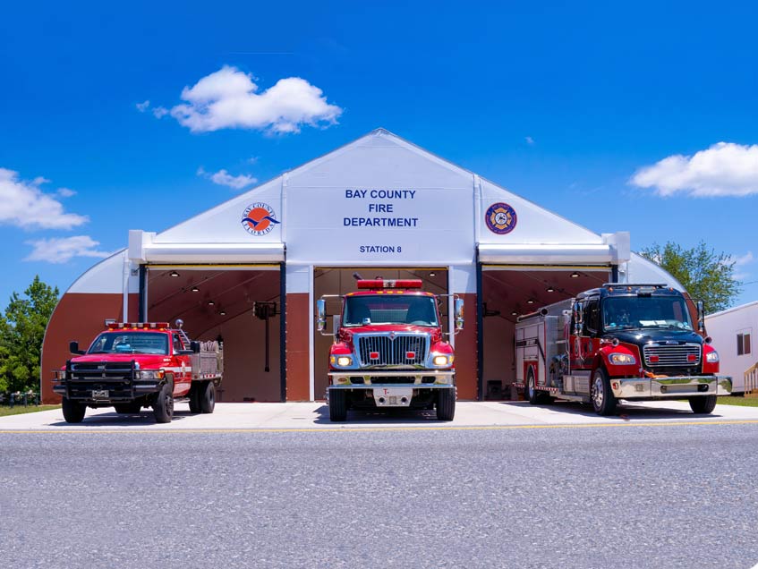 Fire Halls, Fire Station Buildings - Sprung Structures