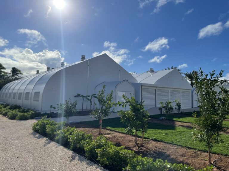Sprung Project Anguilla Resort Greenhouse Controlled Environment